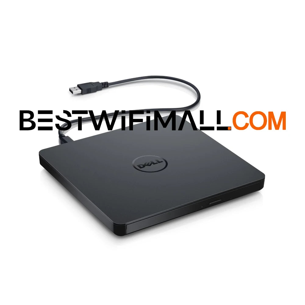 Dell USB Slim DVD +/- RW Drive DW316 - Plug and Play, 8 Watt Power Consumption, Windows 11 or Below - Black