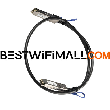 MikroTik XQ+DA0001 A 40/100 Gbps QSFP28 Direct Attach Cable, 1M Enables Easy Direct Connectivity Between 2x100 Gigabit Devices