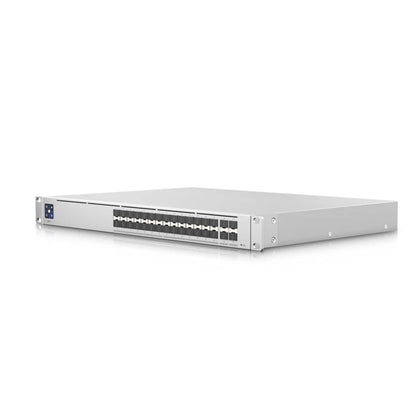 UBIQUITI USW-Pro-Aggregation Switch Pro Aggregation 28x10G SFP+, 4x 25G SFP28 Ports, 760Gbps Switching capacity Layer 3 switch - Best WiFi Mall
