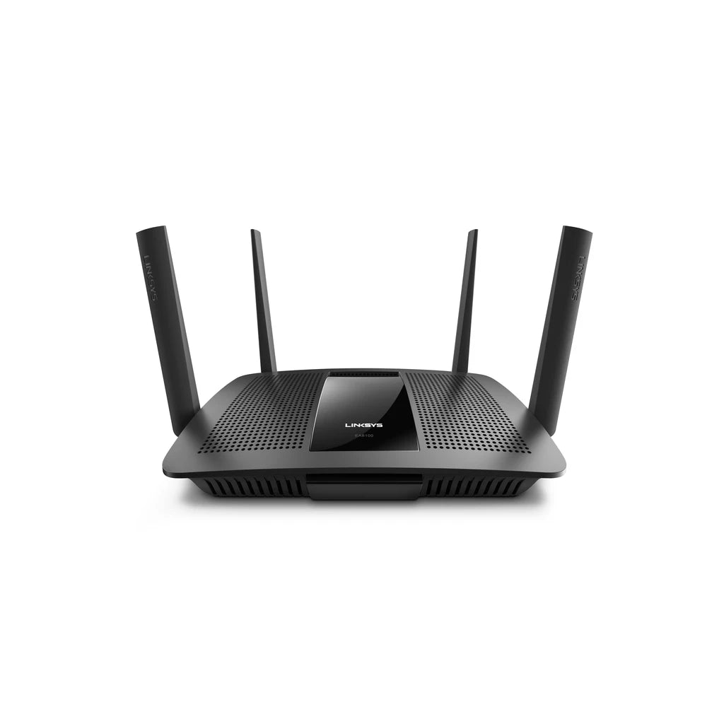 LINKSYS EA8100 AC2600 Max-Stream MU-MIMO Gigabit Smart Wi-Fi Router,802.11AC Dual-Band Up To 2.6 Gbps WiFi Speeds,15+ Devices