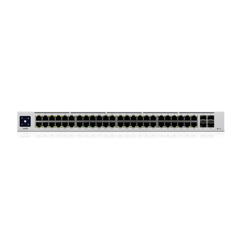 UBIQUITI USW-48-POE Switch 48 PoE, 195W PoE availability, 48-port, Layer 2 PoE switch with a silent, fanless cooling system - Best WiFi Mall