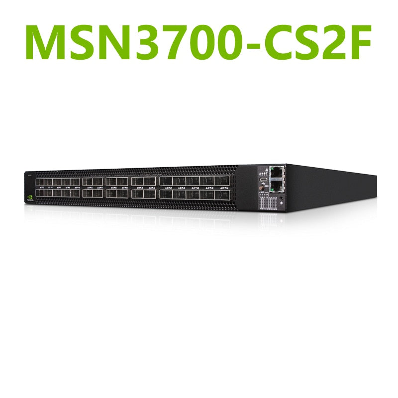 NVIDIA Mellanox MSN3700-CS2F Onyx System Spectrum-2 100GbE 1U Open Ethernet Switch 32x100GbE QSFP28 - Best WiFi Mall