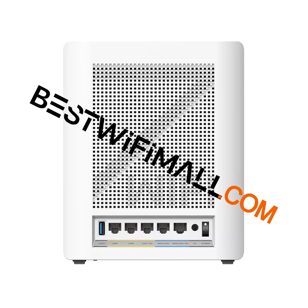 ASUS ZenWiFi BQ16 Pro BE30000 Quad Band WiFi 7 802.11be Mesh Router Coverage up to 8000 Sq. Ft. Dual 10G Ports, IoT, VPN AiMesh