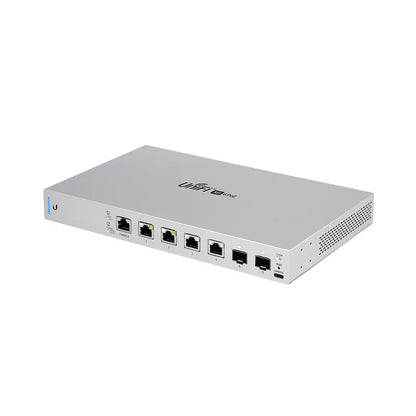 Ubiquiti US-XG-6POE 10 GbE PoE Switch 170W, SFP+ (Gen1), 4x1/2.5/5/10 GbE PoE++ ports, 2x10G SFP+ ports, Layer 3 switching, 2xDC - Best WiFi Mall