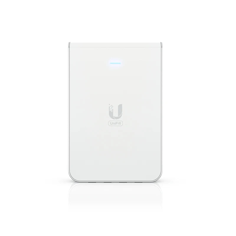 UBIQUITI U6-IW UniFi6 In-Wall AP Wall-mounted WiFi 6, 5.3 Gbps,2.4/5GHz bands Wireless access point with a built-in PoE switch - Best WiFi Mall