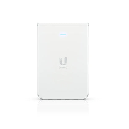 UBIQUITI U6-IW UniFi6 In-Wall AP Wall-mounted WiFi 6, 5.3 Gbps,2.4/5GHz bands Wireless access point with a built-in PoE switch - Best WiFi Mall
