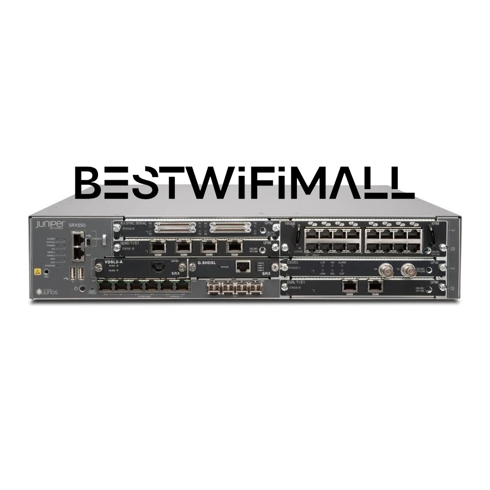 JUNIPER Networks SRX550 Firewall Services Gateway Secure Connectivity Services Gateways 7 Gbps Firewall And 800 Mbps IPsec VPN