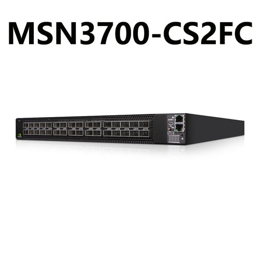 NVIDIA Mellanox MSN3700-CS2FC Spectrum-2 100GbE 1U Open Ethernet Switch Cumulus Linux System 32x100GbE QSFP28 - Best WiFi Mall