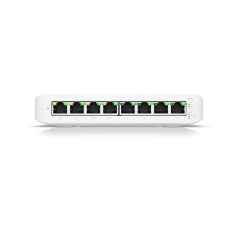 UBIQUITI USW-Lite-8-PoE, 4 Ports PoE Switch, Layer 2 Switch, 4x1GbE PoE+ RJ45 ports, 4x1GbE RJ45 ports, 52W PoE Switch supply - Best WiFi Mall