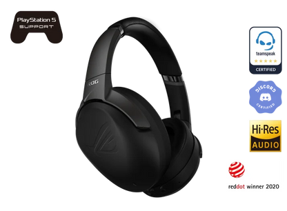 ASUS ROG Strix Go BT wireless gaming headset with Qualcomm Adaptive audio ANC, AI Noise-Canceling Microphone, For PS5, PCs