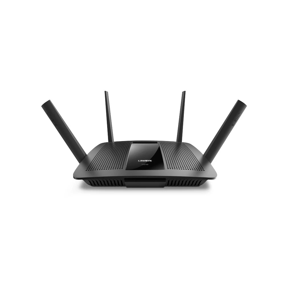LINKSYS EA8100 AC2600 Max-Stream MU-MIMO Gigabit Smart Wi-Fi Router,802.11AC Dual-Band Up To 2.6 Gbps WiFi Speeds,15+ Devices