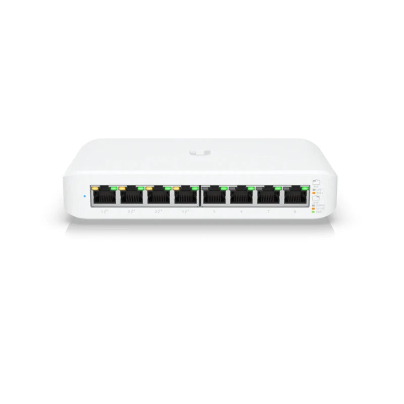 UBIQUITI USW-Lite-8-PoE, 4 Ports PoE Switch, Layer 2 Switch, 4x1GbE PoE+ RJ45 ports, 4x1GbE RJ45 ports, 52W PoE Switch supply - Best WiFi Mall