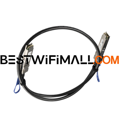 MikroTik XQ+DA0001 A 40/100 Gbps QSFP28 Direct Attach Cable, 1M Enables Easy Direct Connectivity Between 2x100 Gigabit Devices