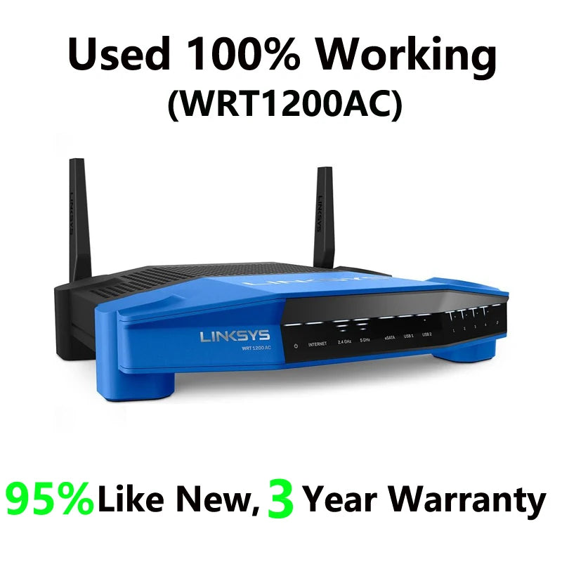 LINKSYS Gaming WiFi Router WRT1200AC, WRT1900AC, WRT1900ACS, WRT32X, WRT3200ACM Dual-Band+ Ultra-Fast Smart 802.11AC Wi-Fi 5