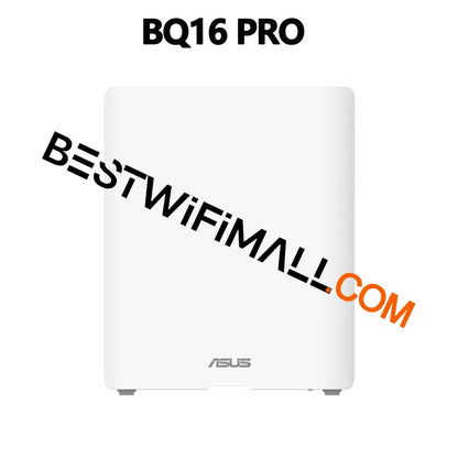 ASUS ZenWiFi BQ16 Pro BE30000 Quad Band WiFi 7 802.11be Mesh Router Coverage up to 8000 Sq. Ft. Dual 10G Ports, IoT, VPN AiMesh