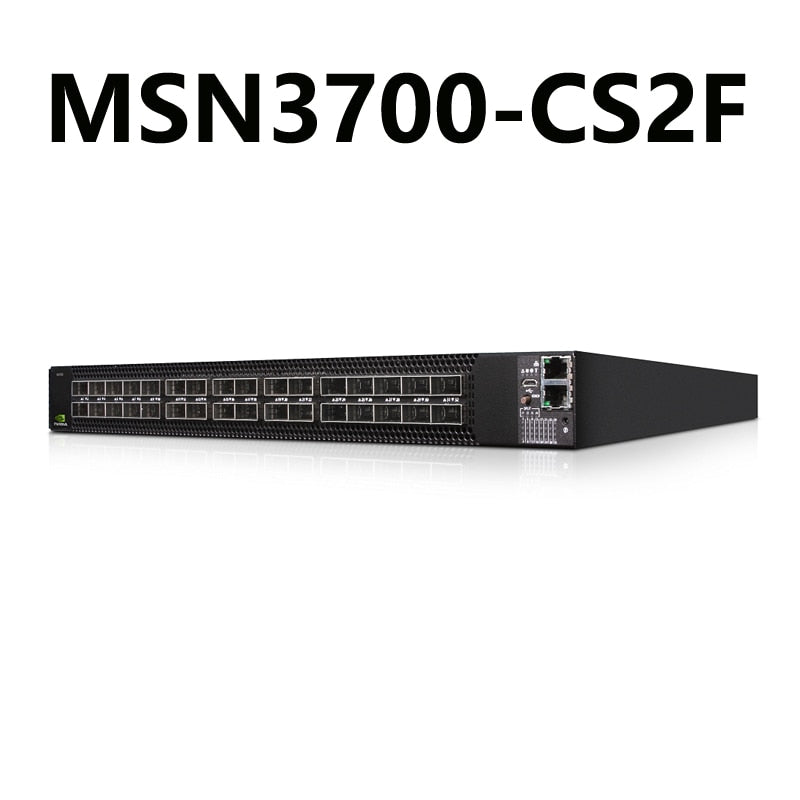 NVIDIA Mellanox MSN3700-CS2F Onyx System Spectrum-2 100GbE 1U Open Ethernet Switch 32x100GbE QSFP28 - Best WiFi Mall