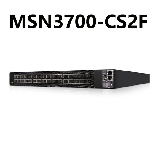 NVIDIA Mellanox MSN3700-CS2F Onyx System Spectrum-2 100GbE 1U Open Ethernet Switch 32x100GbE QSFP28 - Best WiFi Mall