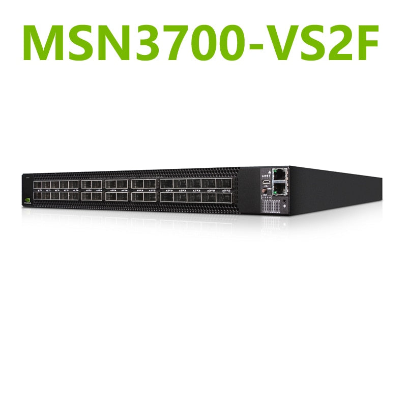 NVIDIA Mellanox MSN3700-VS2F Spectrum-2 200GbE 1U Open Ethernet