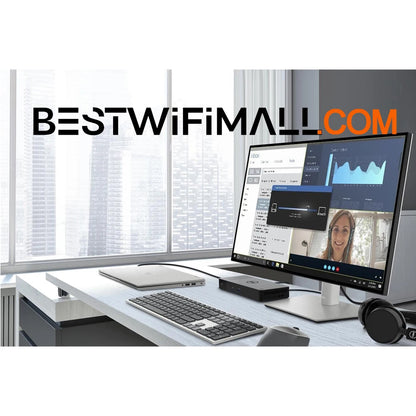 DELL Thunderbolt Dock WD22TBS 4 Wired USB Type-C 180W Power, With Swappable Modules - Best WiFi Mall
