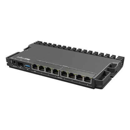 Mikrotik RB5009UPr+S+IN RB5009 Router with PoE-In and PoE-Out On All Ports, Small and Medium ISPs. 2.5/10 Gigabit Ethernet SFP+ - Best WiFi Mall