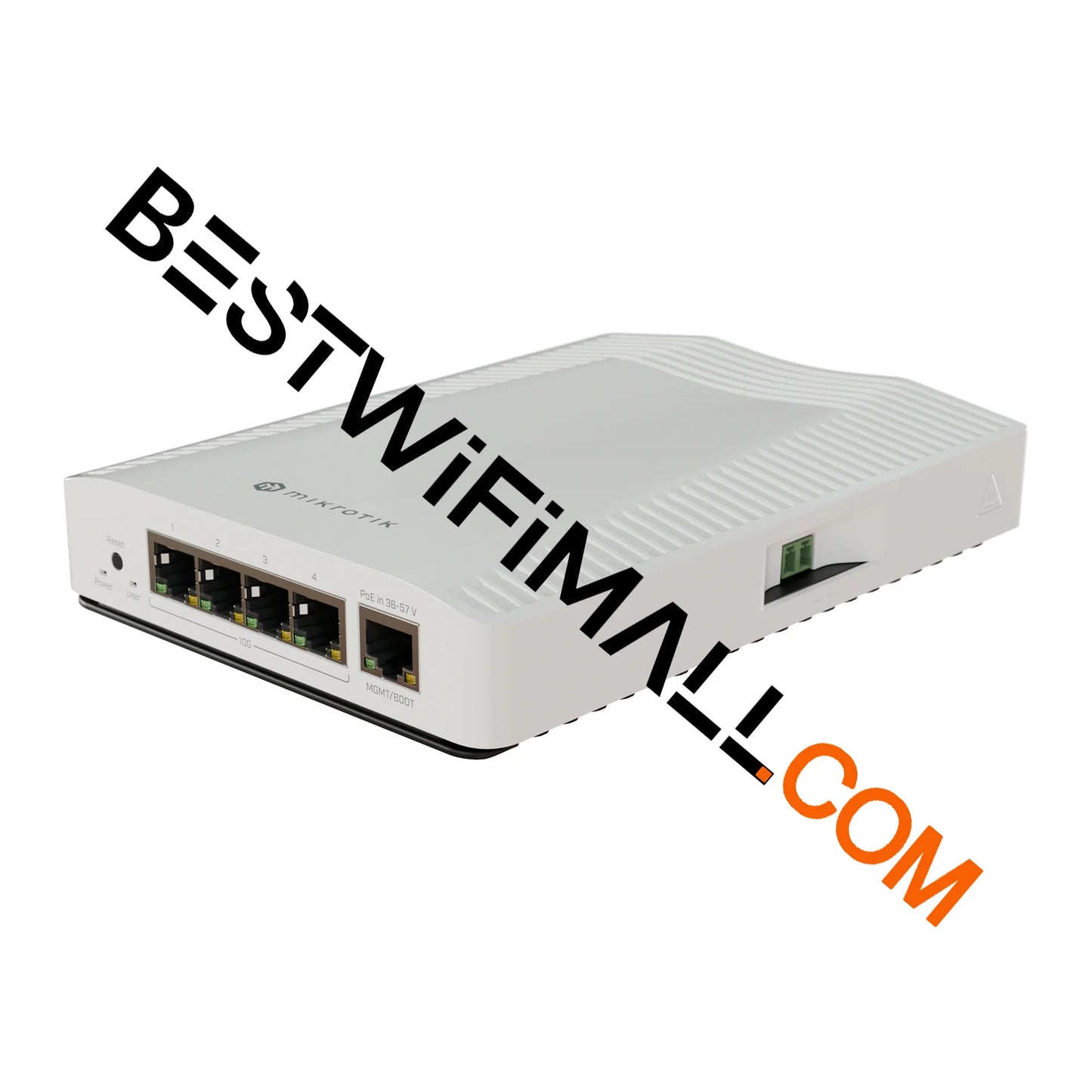 MikroTik CRS304-4XG-IN Switch Compact, Powerful, 10 Gigabit Network Setups with 4x10G Ethernet Ports