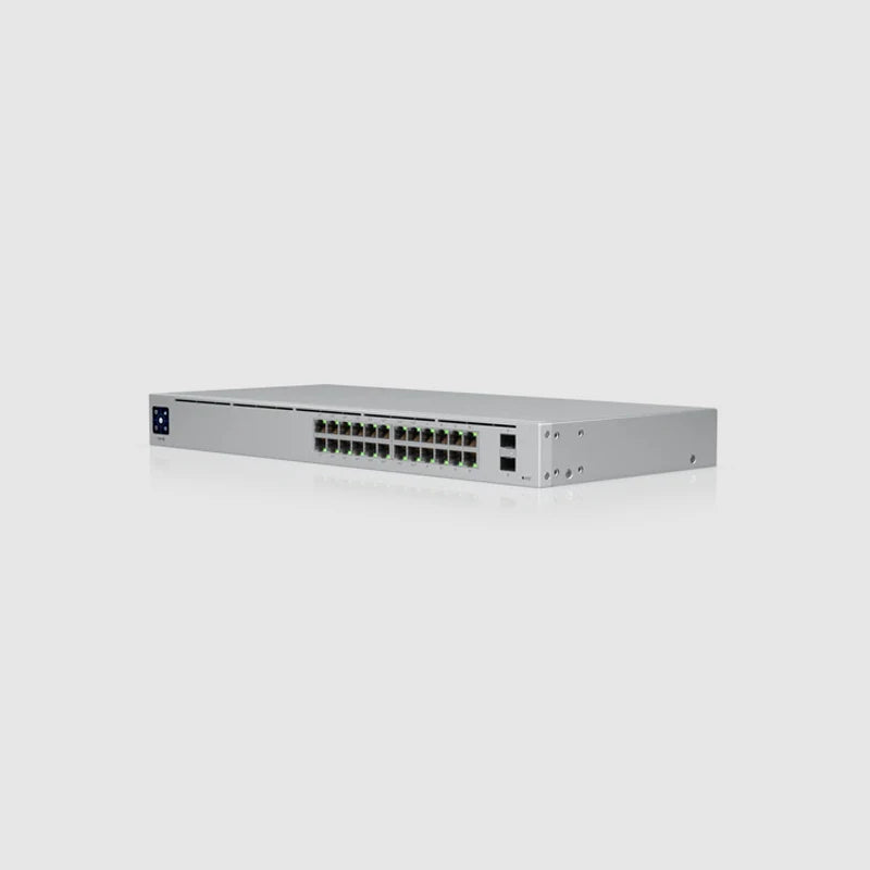 UBIQUITI USW-24-POE 24 PoE Port Switch Layer 2 PoE switch with fanless cooling system 2x1G SFP ports 95W total PoE availability - Best WiFi Mall
