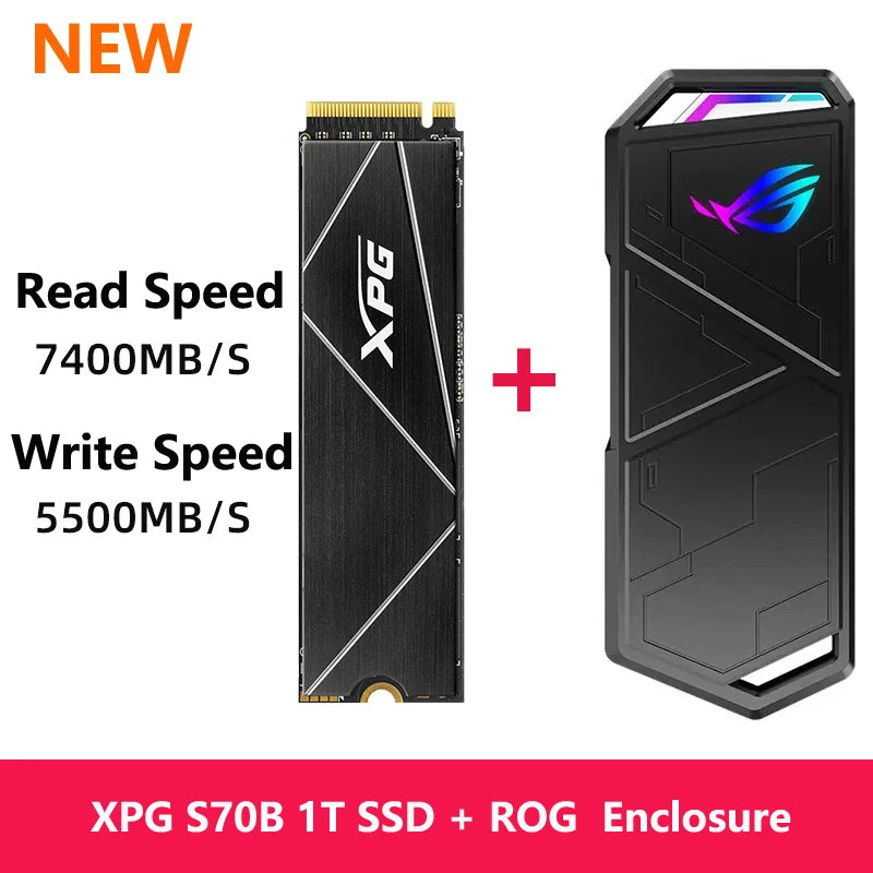 ASUS ROG STRIX ARION External Hard Disk M.2 NVMe SSD Enclosure USB3.2 GEN2 Type-C, Fits PCIe 2280/2260/2242/2230 M/M+B Key - Best WiFi Mall