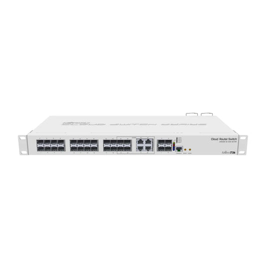 MikroTik CRS328-4C-20S-4S+RM Smart Switch 20xSFP cages, 4xSFP+, 4xCombo ports (Gigabit Ethernet or SFP), 800MHz CPU, 512MB RAM - Best WiFi Mall