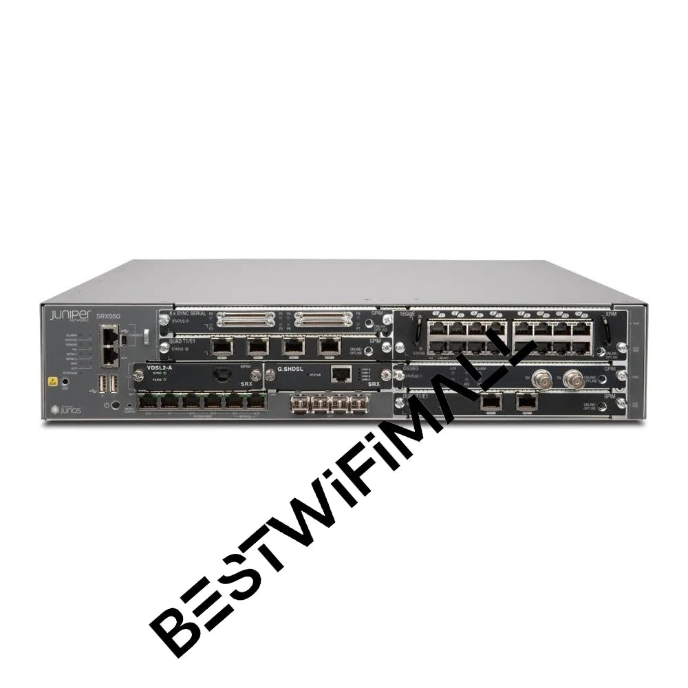 JUNIPER Networks SRX550 Firewall Services Gateway Secure Connectivity Services Gateways 7 Gbps Firewall And 800 Mbps IPsec VPN