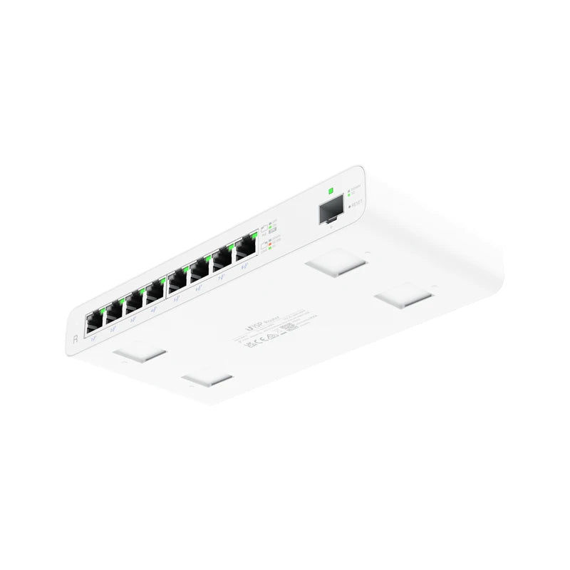UBIQUITI UISP-R UISP Router Gigabit PoE router for MicroPoP applications, 8xGbE RJ45 ports with 27V passive PoE, 1G SFP port - Best WiFi Mall