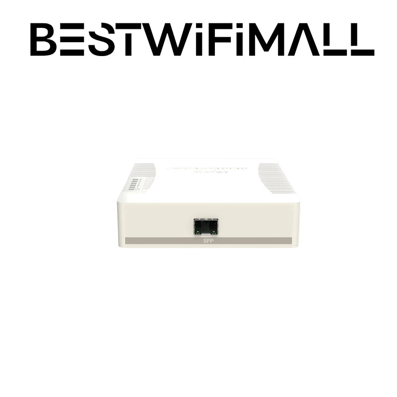 MikroTik CSS106-1G-4P-1S / RB260GSP 5x Gigabit PoE Out Ethernet Smart Switch, SFP Cage, Plastic Case, SwOS - Best WiFi Mall