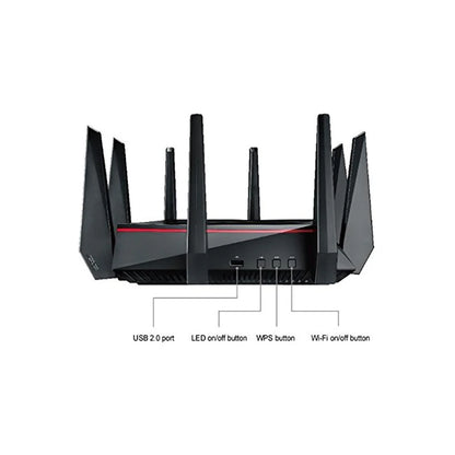 ASUS RT-AC5300 AC5300 WiFi Gaming Router Tri-Band 5330 Mbps MU-MIMO AiMesh For Mesh Wifi System - Best WiFi Mall