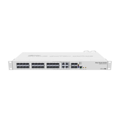 MikroTik CRS328-4C-20S-4S+RM Smart Switch 20xSFP cages, 4xSFP+, 4xCombo ports (Gigabit Ethernet or SFP), 800MHz CPU, 512MB RAM - Best WiFi Mall