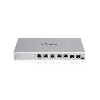 Ubiquiti US-XG-6POE 10 GbE PoE Switch 170W, SFP+ (Gen1), 4x1/2.5/5/10 GbE PoE++ ports, 2x10G SFP+ ports, Layer 3 switching, 2xDC - Best WiFi Mall