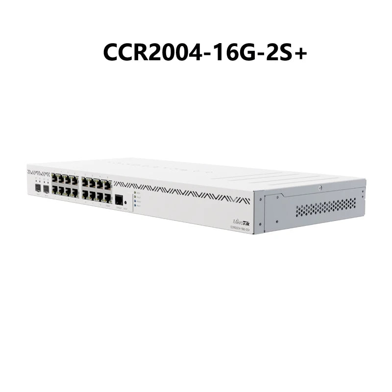 Mikrotik CCR2004-16G-2S+PC or CCR2004-16G-2S+ CCR2004 Series Router 16x Gigabit Ethernet Ports, 2x10G SFP+ Cages - Best WiFi Mall