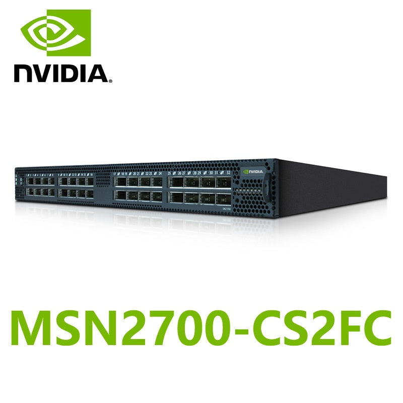 NVIDIA Mellanox MSN2700-CS2FC Spectrum 100GbE 1U Open Ethernet Switch 32x100GbE Posts - Best WiFi Mall