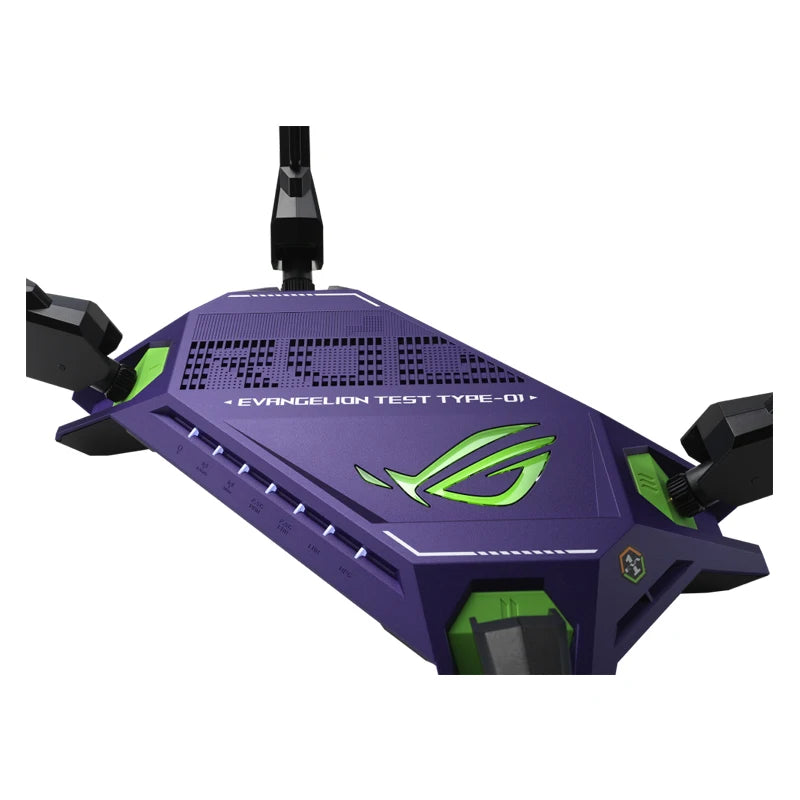 ROG Rapture Gaming Wi-Fi Router ASUS GT-AX6000 EVA Edition AiMesh Router, Wi-Fi 6 802.11ax, 6000 Mbps, WAN/LAN Dual 2.5G Ports - Best WiFi Mall