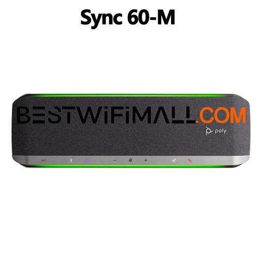 Poly Sync 60-M Smart Speakerphone Up to 30 M, +USB-A to USB-C Cable Bluetooth
