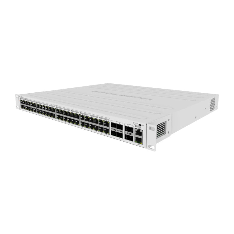 Mikrotik CRS354-48P-4S+2Q+RM Switch 48x1G RJ45 ports and 4x10G SFP+ ports, 2 x 40G QSFP+ ports, Switching capacity is 336 Gbps - Best WiFi Mall