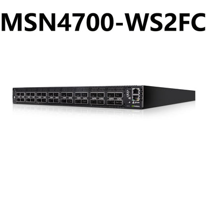 NVIDIA Mellanox MSN4700-WS2FC Spectrum-3 400GbE 1U Open Ethernet Switch Cumulus Linux System 32x400GbE QSFPDD - Best WiFi Mall