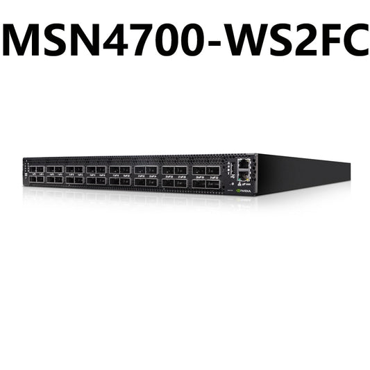 NVIDIA Mellanox MSN4700-WS2FC Spectrum-3 400GbE 1U Open Ethernet Switch Cumulus Linux System 32x400GbE QSFPDD - Best WiFi Mall