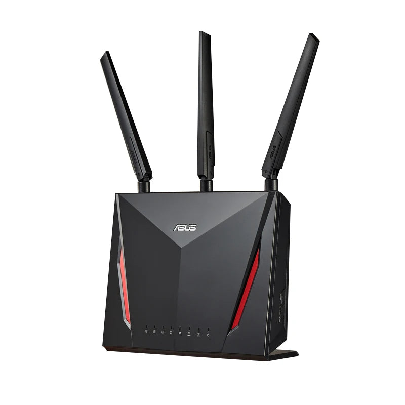 ASUS RT-AC86U AiMesh Wi-Fi 5 Router AC2900 802.11AC MU-MIMO Dual-Band, 2.9 Gbps 2.4 GHz & 5 GHz WiFi 4 Ports Gigabit - Best WiFi Mall