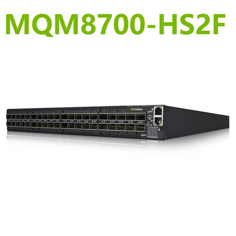 NVIDIA Mellanox MQM8700-HS2F Quantum HDR InfiniBand Switch 1U 40 x HDR 200Gb/s Ports 16Tb/s Aggregate Switch Throughput - Best WiFi Mall