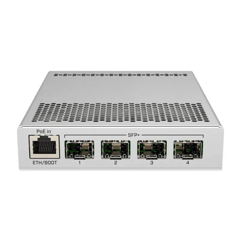 MikroTik CRS305-1G-4S+IN Five-Port Desktop Network Switch with 1xGigabit Ethernet Port and 4x SFP+ 10Gbps Ports - Best WiFi Mall