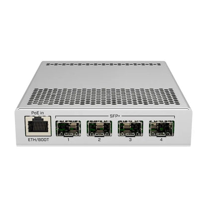 MikroTik CRS305-1G-4S+IN Five-Port Desktop Network Switch with 1xGigabit Ethernet Port and 4x SFP+ 10Gbps Ports - Best WiFi Mall