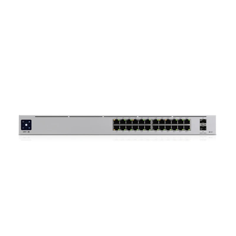 UBIQUITI USW-Pro-24-POE 24 Port PoE Layer 3 Switch Pro (16 x GbE PoE+, 8 x GbE, PoE++) 400W, 2x10G SFP+ ports, 88 Gbps Capacity - Best WiFi Mall