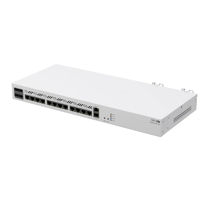 Mikrotik CCR2116-12G-4S+ Router 16-core ARM CPU based CCR 36- core CCR, 6x faster BGP performance. Includes an M.2 PCIe slot - Best WiFi Mall