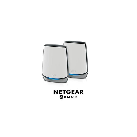 NETGEAR RBK852 AX6000 Mesh WiFi 6 System 1 Router+1 Satellite Orbi Tri-band Mesh WiFi System, 6 Gbps, covers large 5,000sq ft - Best WiFi Mall