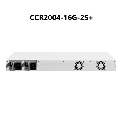 Mikrotik CCR2004-16G-2S+PC or CCR2004-16G-2S+ CCR2004 Series Router 16x Gigabit Ethernet Ports, 2x10G SFP+ Cages - Best WiFi Mall
