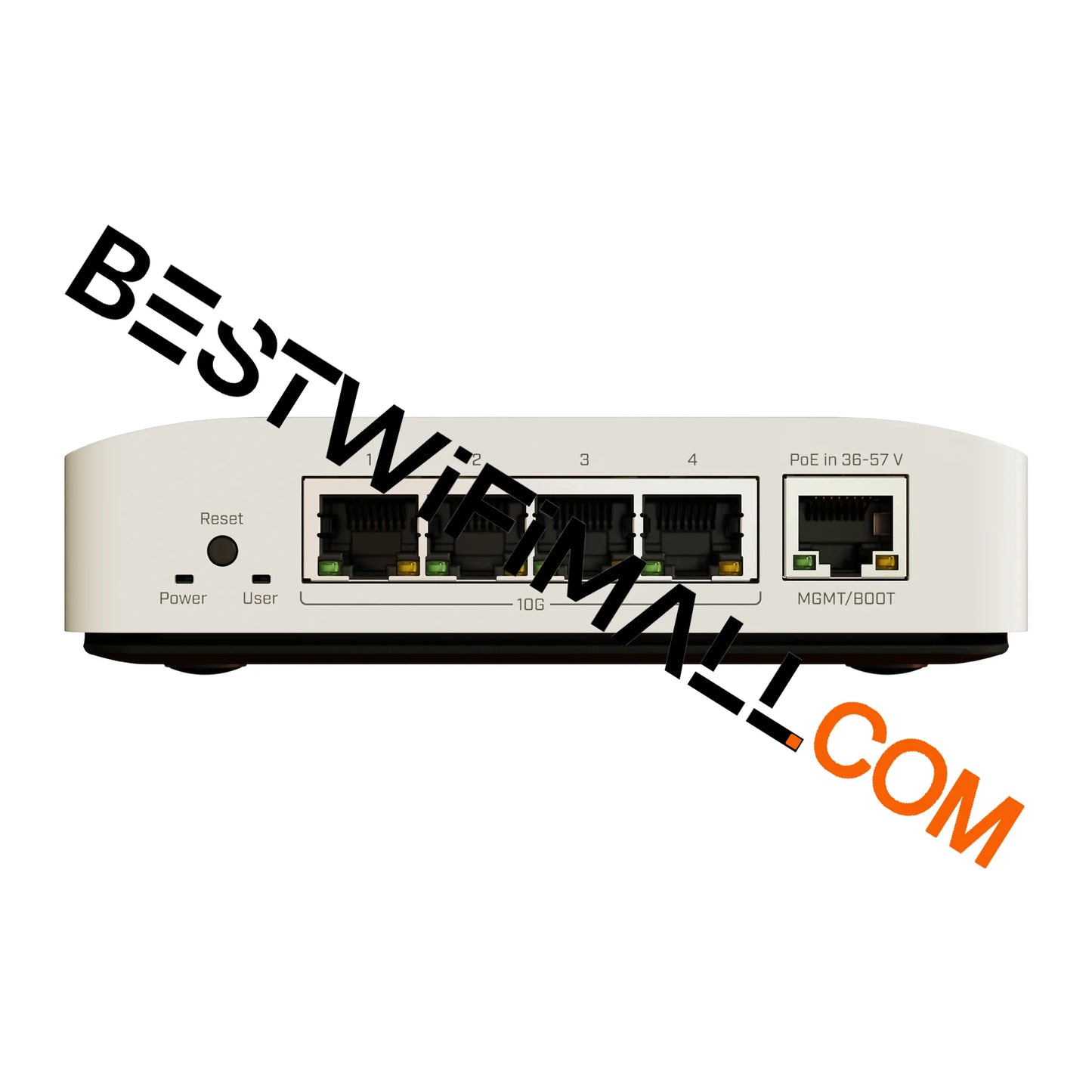 MikroTik CRS304-4XG-IN Switch Compact, Powerful, 10 Gigabit Network Setups with 4x10G Ethernet Ports